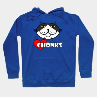 Heart Chonks - Tuxedo Cat Hoodie